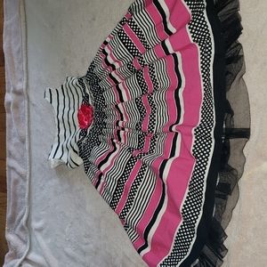 Girls dress By Young land, Pink,Black,white, size 6x